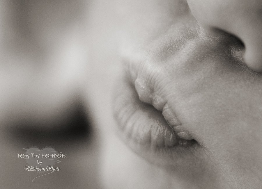 newborn nærbillede af mund